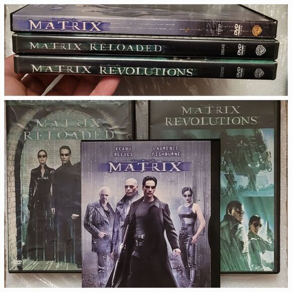 The Matrix Trilogy – 3-DVD Set – Action Sci-Fi Classics - Picture 1 of 6